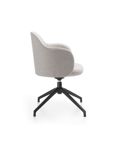 Chaise Flos FS KP 4R avec assise enveloppante et accoudoirs vue latérale