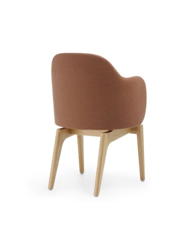 Chaise design avec coque enveloppante pour réunion Flos