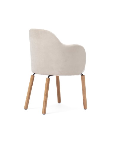 dossier enveloppant et accoudoirs intégrés de la flos wood