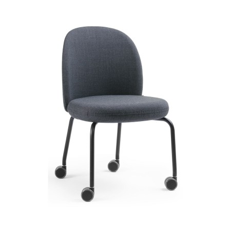 Chaise Flos FS K 260 sans accoudoirs avec piétement tubulaire noir