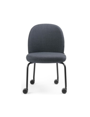 Chaise compacte Flos FS K 260 sur roulettes vue de face