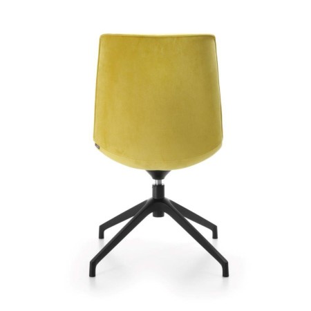 Chaise de conférence premium avec design moderne et confortable, branches en métal de derrière