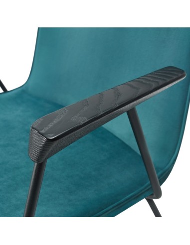 Accoudoirs en bois vernis noir pour chaise de luxe Lumi - confort pro