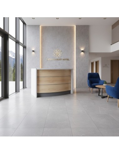 Meuble de réception dans un espace d'accueil dans un hôtel