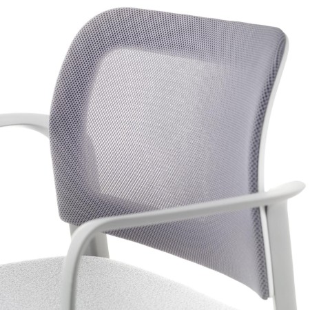 Accoudoirs ronds de la chaise Volo 22C plastique blanc