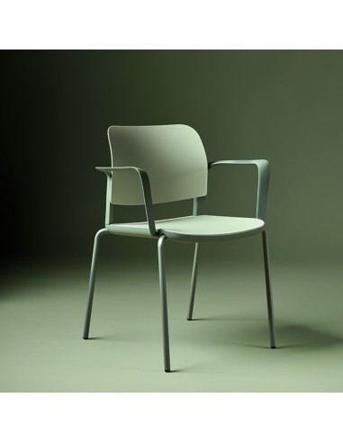 Chaise Volo VO 22C avec tablette écritoire en option  légère, empilable et robuste