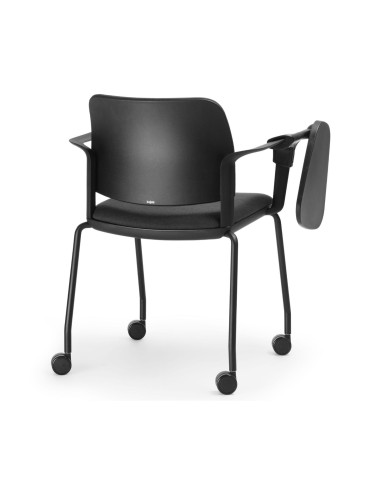 Chaise de formation avec tablettes pour prise de notes en auditorium