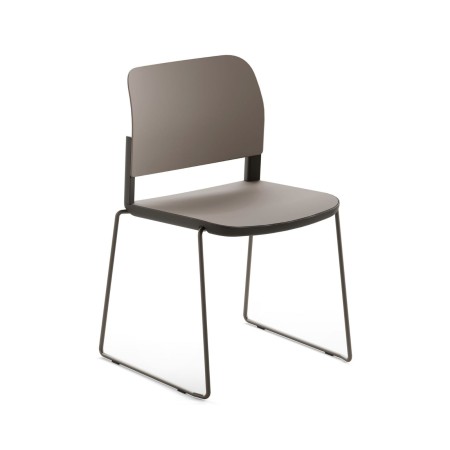 Chaise de réunion Volo VO 271 à piètement luge design professionnel