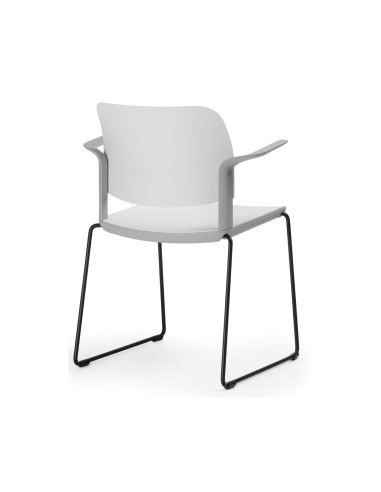 Chaise Volo VO 270 empilée, solution de mobilier professionnel pour entreprises de dos