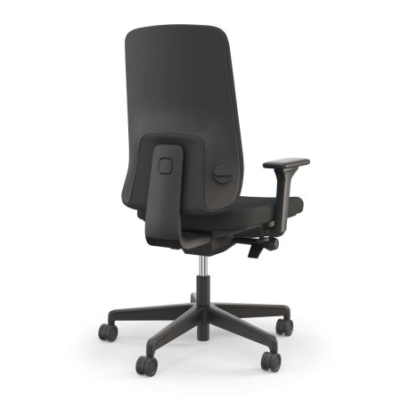 Fauteuil de bureau ergonomique noir réglable – Prompt Too | MonBureau SA 2
