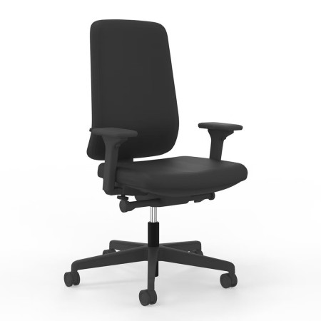 Fauteuil de bureau ergonomique noir réglable – Prompt Too | MonBureau SA