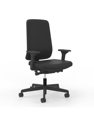 Fauteuil de bureau ergonomique noir réglable – Prompt Too | MonBureau SA