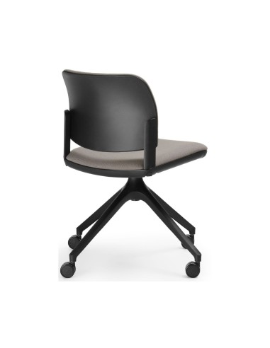 Chaise Volo 4W mobile pour salle de formation et poste de travail collaboratif