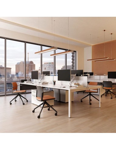 Chaise volo pour entreprises suisses et centres de formation avec roulettes