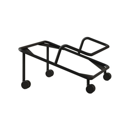 Chariot de transport Volo pour chaises empilables, structure métallique avec roulettes