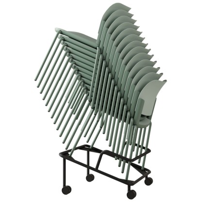 Trolley Volo VO TRL pour stockage et déplacement de chaises de formation volo