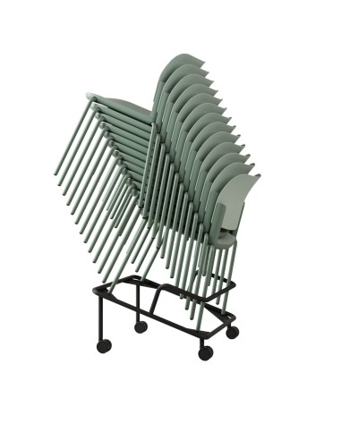 Trolley Volo VO TRL pour stockage et déplacement de chaises de formation volo