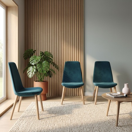 Chaise lounge professionnelle Lumi Wood 742 pour espace d’accueil et détente 2