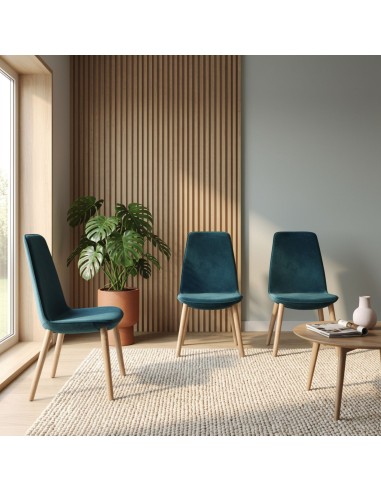 Salle d'attente à Sion avec chaises bleues Lumi confort professionnel