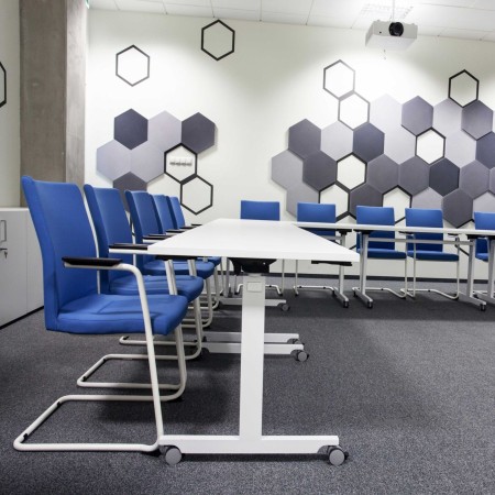 Chaise professionnelle Mate 230 pour salle de conférence 2