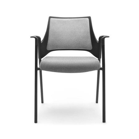 Chaise de réunion Momo 220 avec dossier tapissé