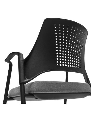 Dossier plastique perforé de la chaise de conférence Momo 220