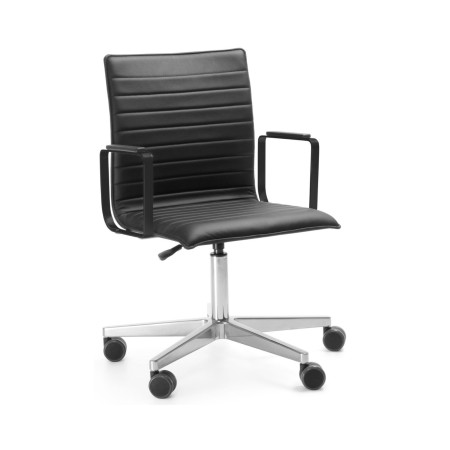 Chaise de conférence Orte 3DH 102 avec mécanisme rotatif 3D et accoudoirs