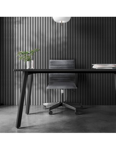 Vue de face chaise Orte 3DH 102 avec assise ergonomique en bureau suisse