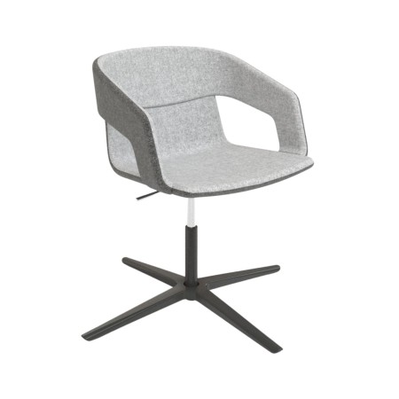 Chaise de réunion TWIST&SIT avec piètement étoile
