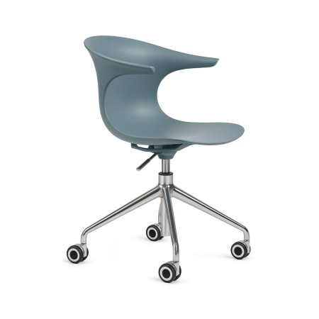 Chaise réglable à roulettes pour réunion Loop Mono Design