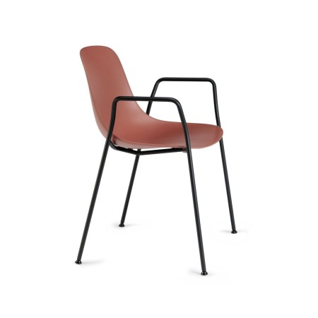 Chaise extérieure Pure Loop Mono avec accoudoirs