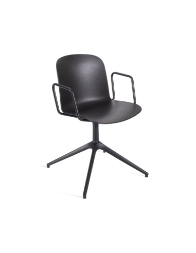 Chaise Relief pivotante avec accoudoirs et base étoile