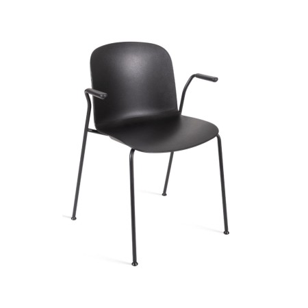 Chaise en plastique avec accoudoirs intégrés – Relief