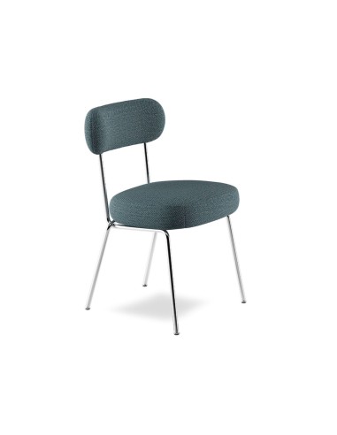 Takumi – Chaise design avec assise en tissu, parfaite pour un intérieur élégant et contemporain