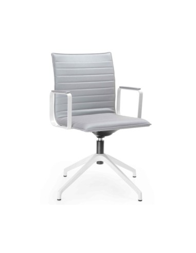 Chaise de réunion professionnelle Orte 3DH 4R avec accoudoirs optionnels