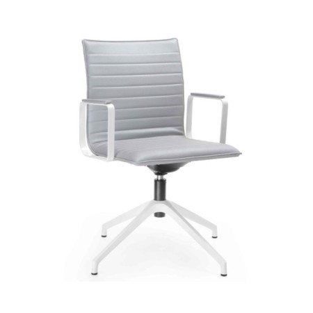 Chaise de réunion professionnelle Orte 3DH 4R avec accoudoirs optionnels