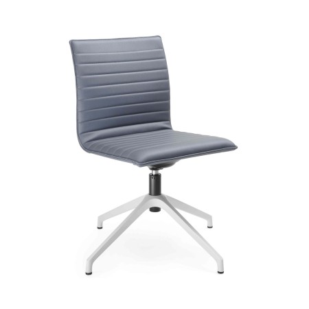 Chaise Orte 3DH 4R pivotante à 4 pieds en aluminium pour salle de réunion