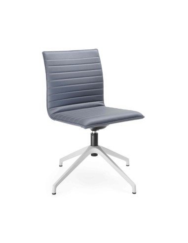 Chaise Orte 3DH 4R pivotante à 4 pieds en aluminium pour salle de réunion