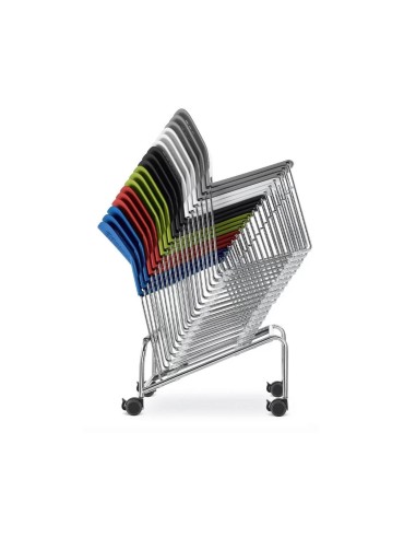 Chaise formation empilable en plastique -Wait