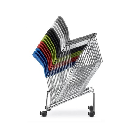 Chaise formation empilable en plastique -Wait