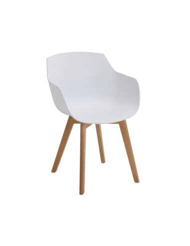 Chaise scandinave design avec pied bois - Billy - 3764 - Sitek