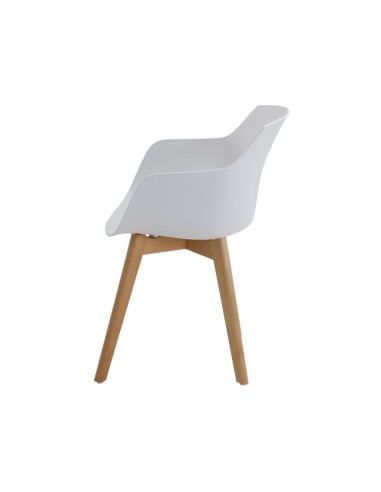 Chaise scandinave design avec pied bois - Billy - 3764 - Sitek