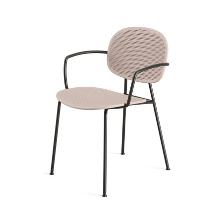 Tondina Slim – Chaise extérieure avec accoudoirs, idéale pour créer un coin repas chic en plein air