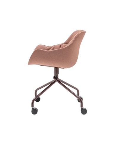 Baltic soft duo - assise rembourrée pieds étoile sur roulettes