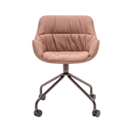 Baltic soft duo - assise rembourrée pieds étoile sur roulettes