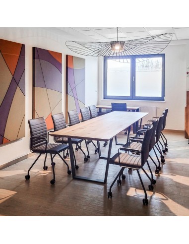 Chaise de conférence Orte 260 avec accoudoirs optionnels à Sion