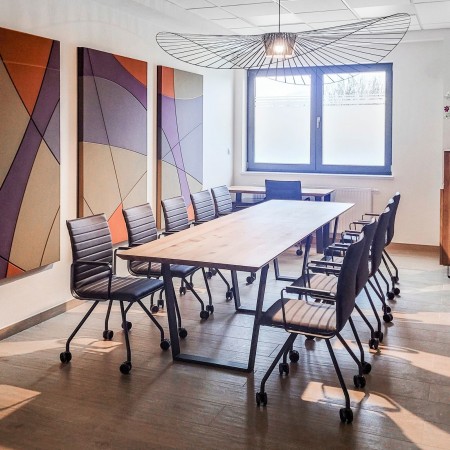 Chaise de conférence Orte 260 avec accoudoirs optionnels à Sion