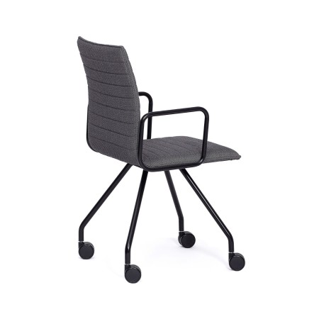 Chaise de conférence Orte 260 avec accoudoirs optionnels vue de profil