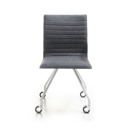 Chaise de réunion Orte 260 pivotante avec roulettes