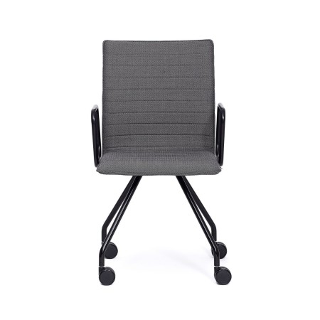 Chaise de réunion pivotante et mobile Orte 260 vue de face